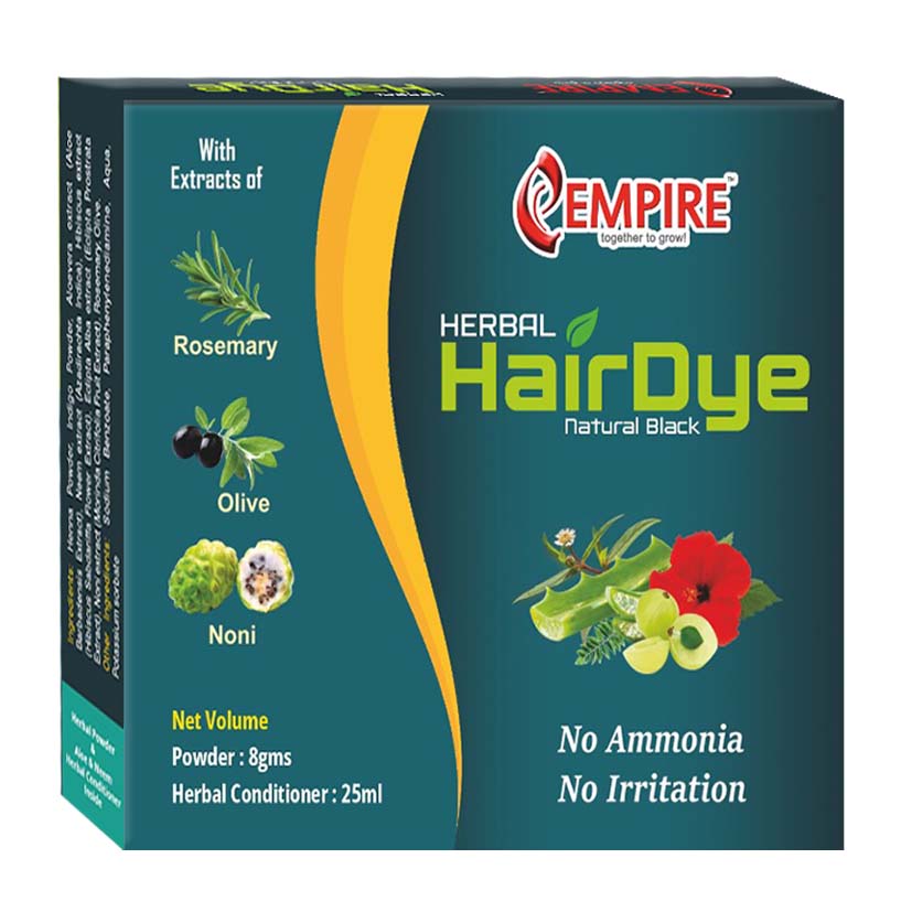 HERBAL HAIR DYE - POWDER (8GMS) - CONDITIONER (25ML)